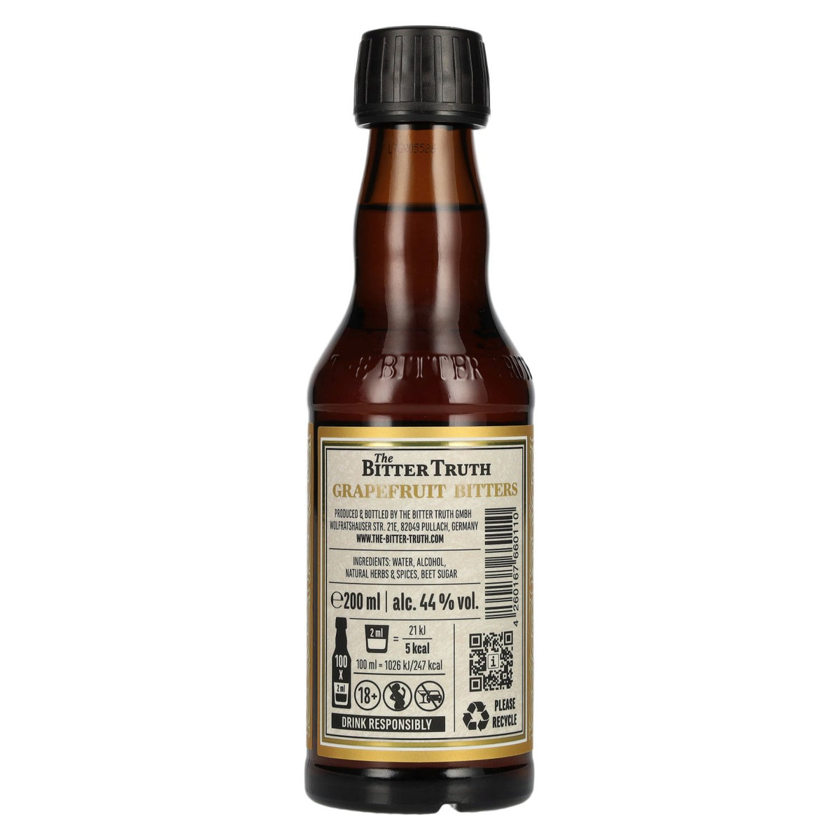 The Bitter Truth Grapefruit Bitters 44% ABV 0.2 l