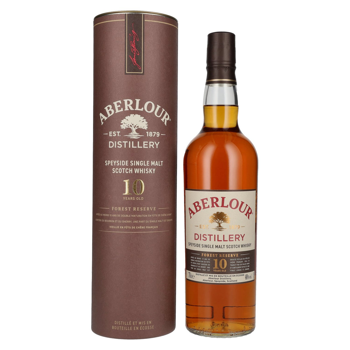 Aberlour 10 Years Old FOREST RESERVE Speyside Single Malt 40% vol. 0.7 l in a gift box