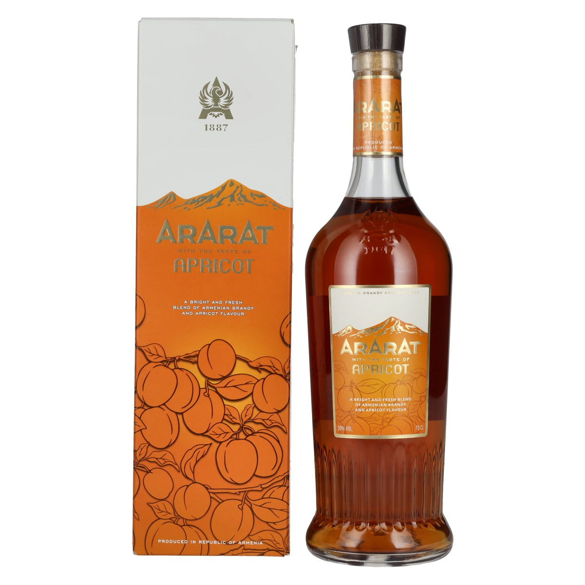 Ararat Apricot 30% ABV, 0.7 litres, in a gift box