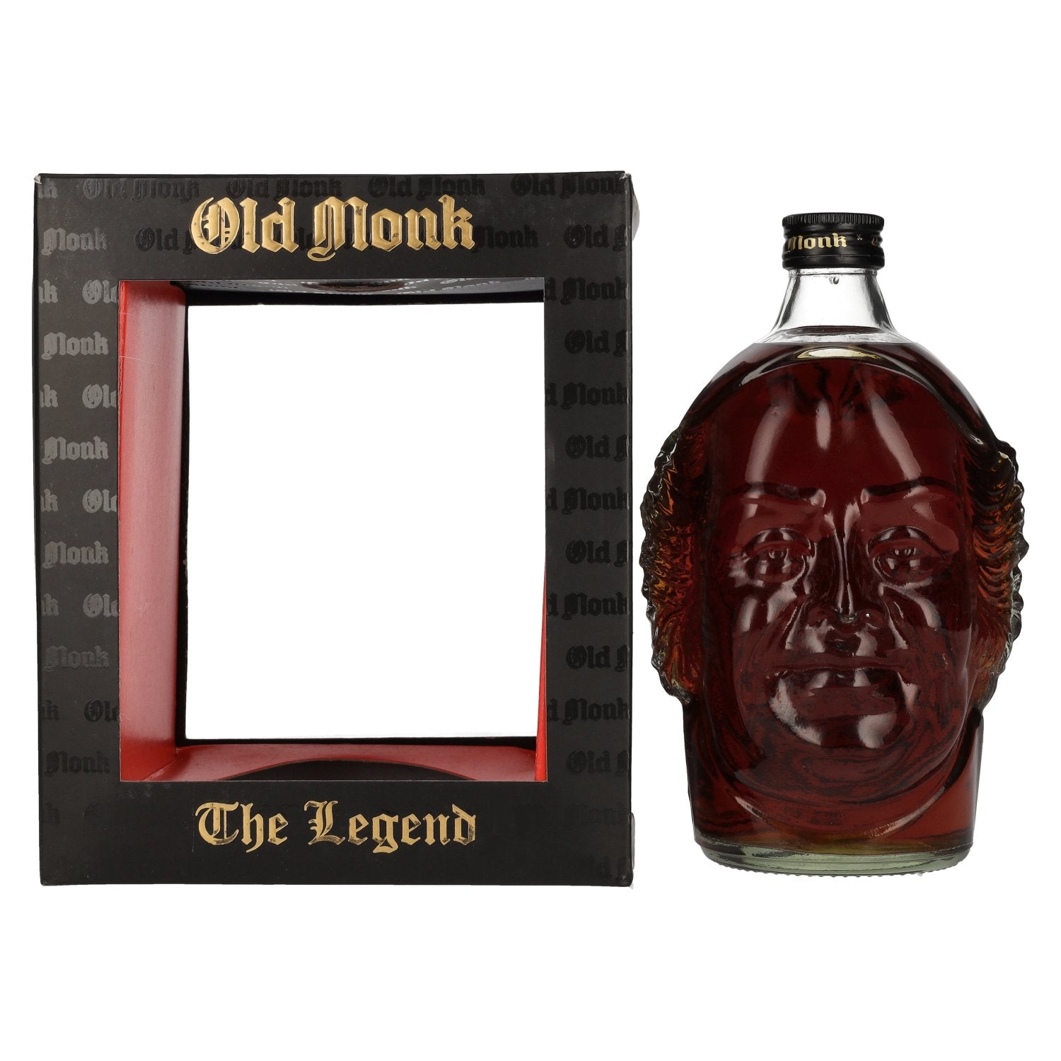 Old Monk The Legend Rum 42.8% Vol. 1L in Gift Box