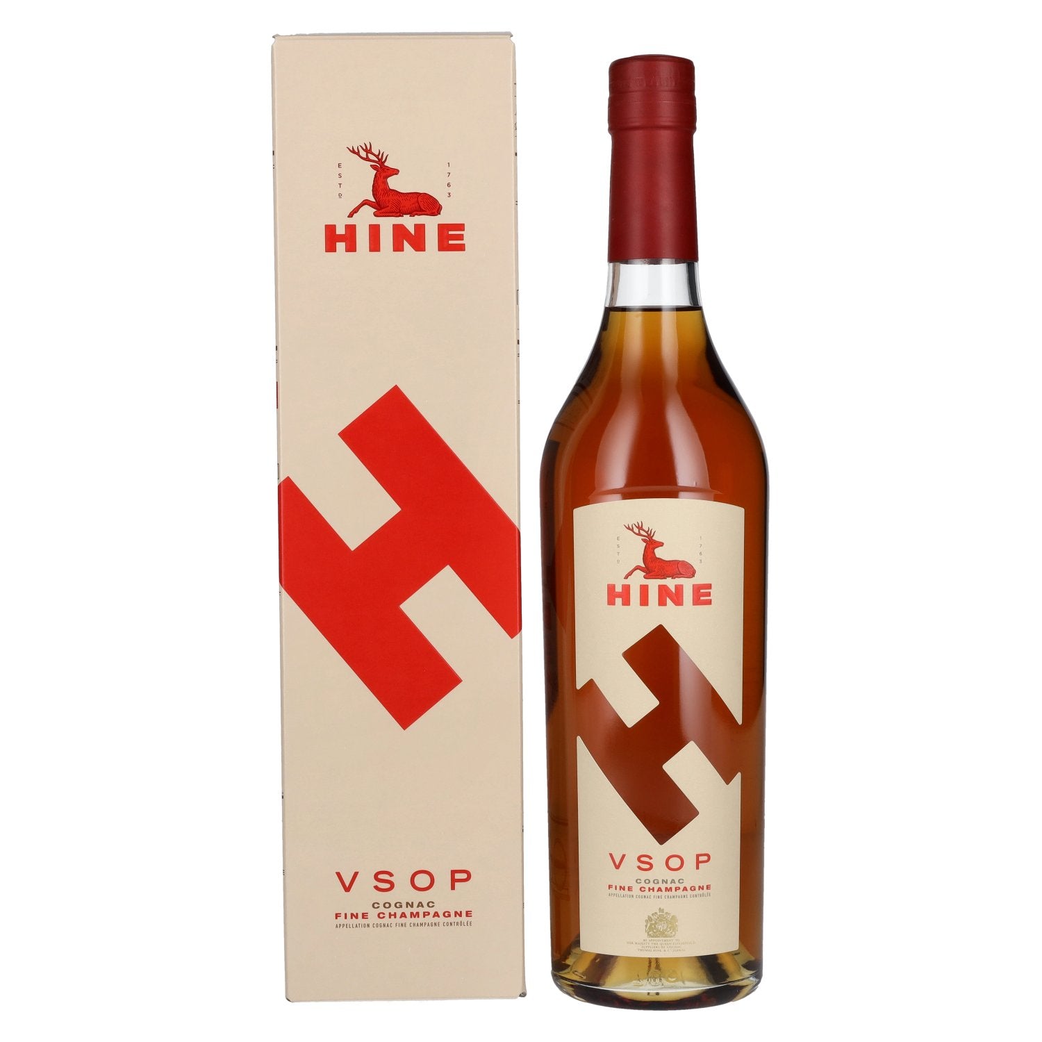 H by Hine VSOP Fine Champagne Cognac Design 40% Vol. 0.7l in gift box
