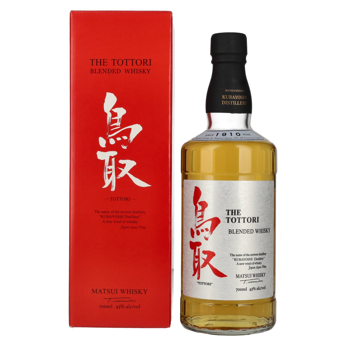 Matsui Whisky THE TOTTORI Blended Japanese Whisky 43% Vol. 0.7L in Gift Box