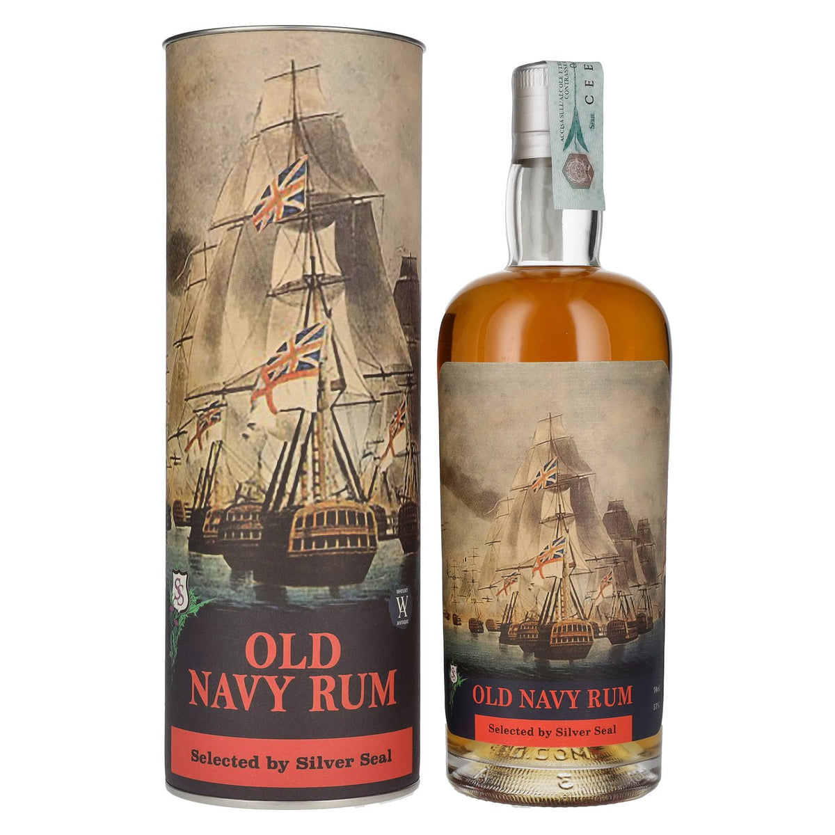 Silver Seal Old Navy Rum Edition 2018 57% Vol. 0.7l in gift box