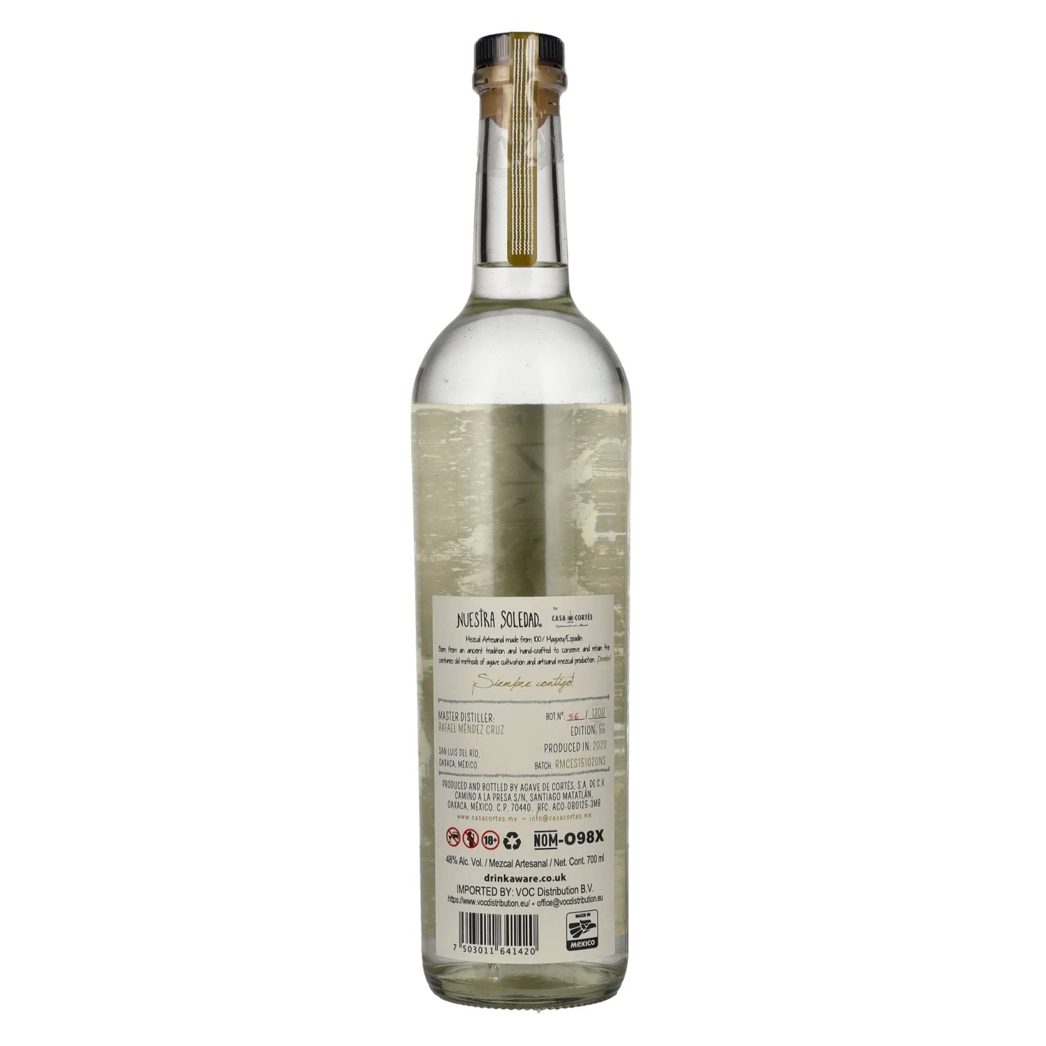 Nuestra Soledad Mezcal Joven SAN LUIS DEL RIO 48% Vol. 0.7l