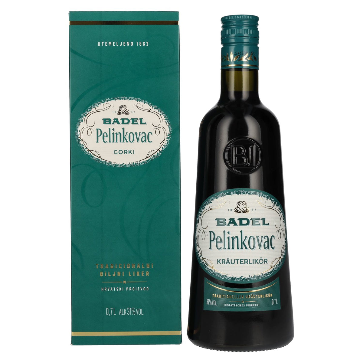 Badel Pelinkovac GORKI 31% Vol. 0,7l in Geschenkbox