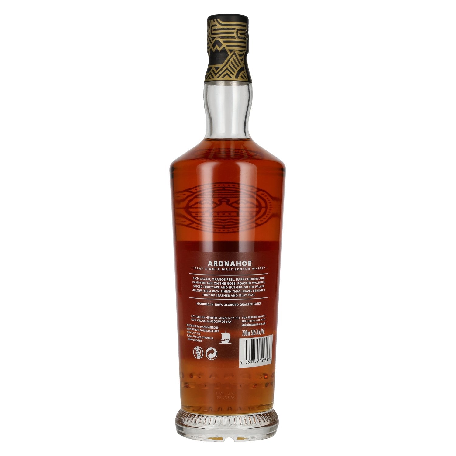 Ardnahoe CÀRAID ÌLEACH 100% Oloroso Quarter Cask Islay Single Malt Whisky Limited Edition 50% Vol. 0.7l