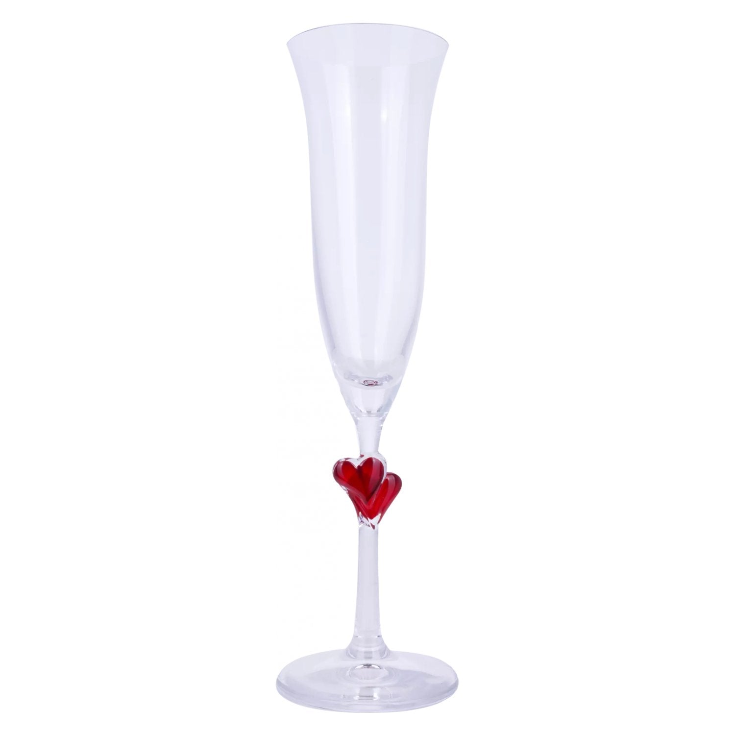 Stölzle Lausitz L'Amour Red Hearts Champagne Flute 17.5 cl