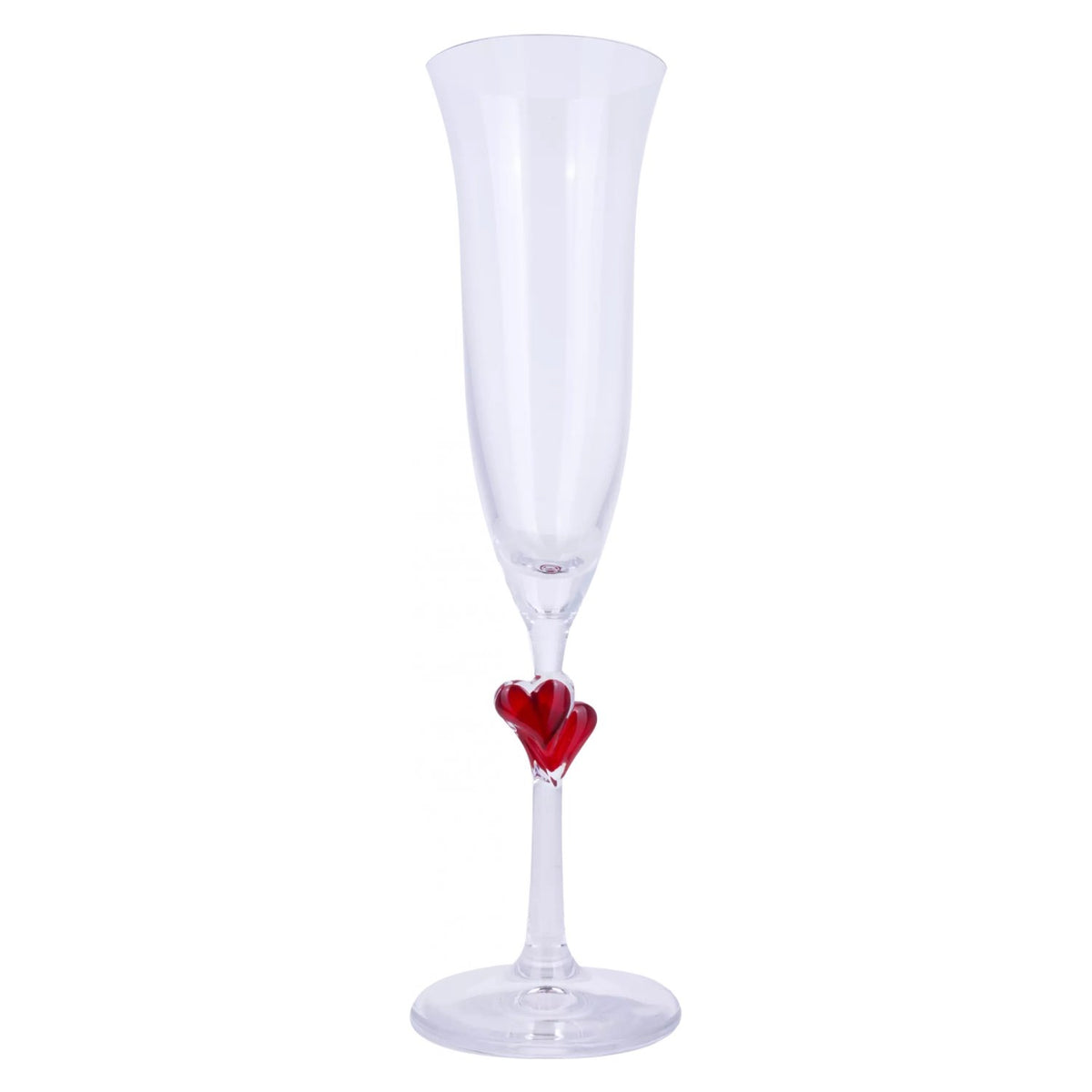 Stölzle Lausitz L'Amour Red Hearts Champagne Flute 17.5 cl