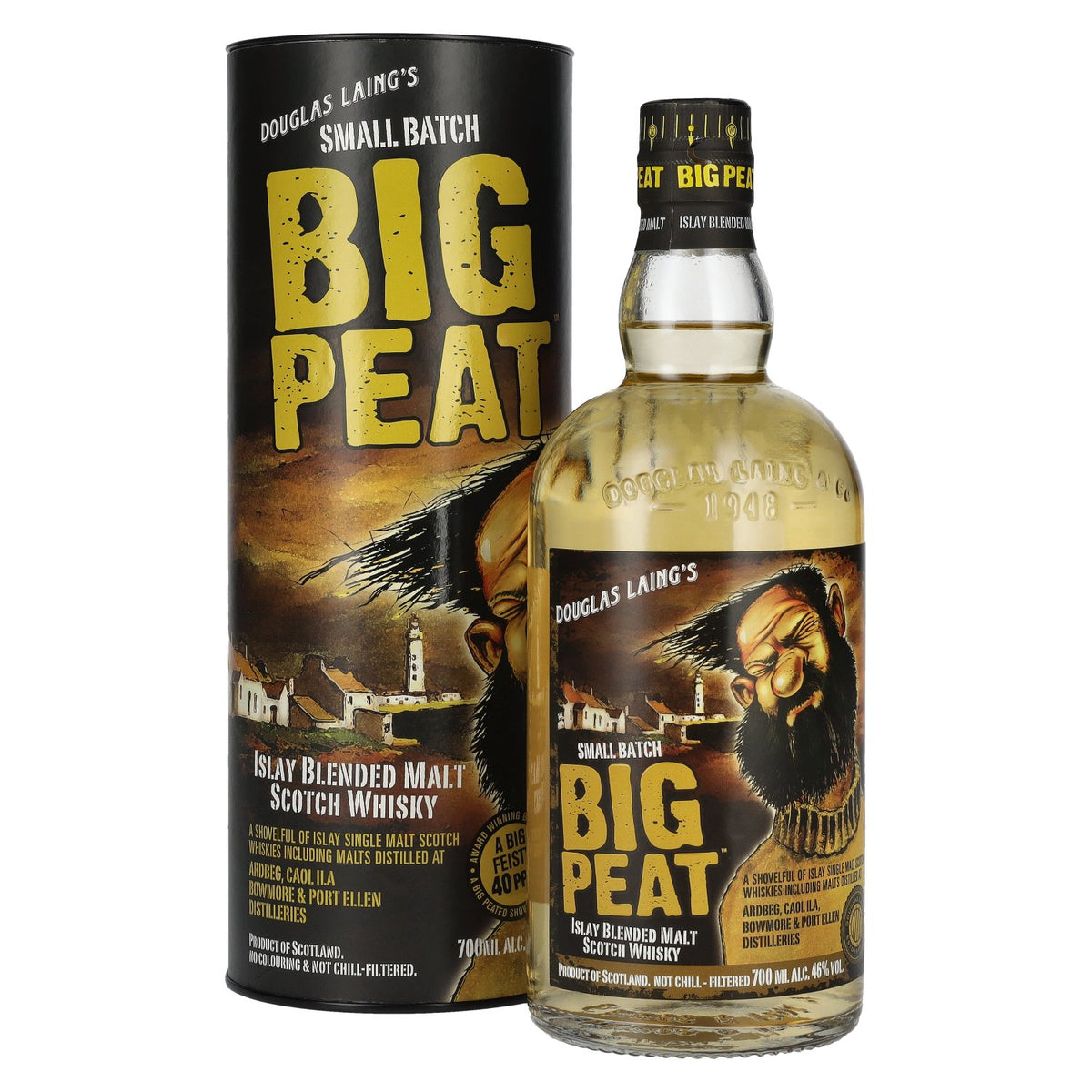 Douglas Laing BIG PEAT Small Batch Islay Blended Malt 46% Vol. 0.7l in gift box