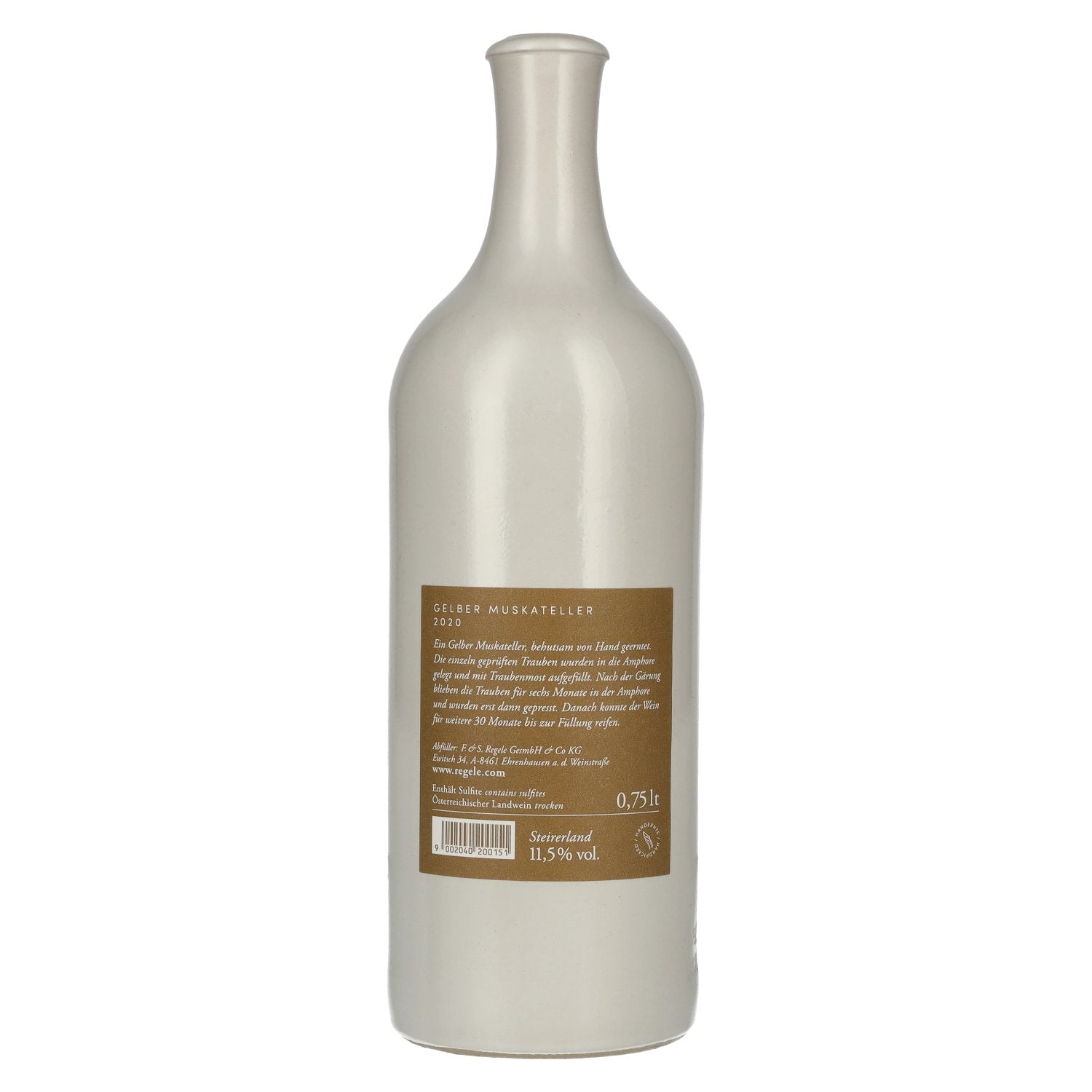 Regele Gelber Muskateller Orange 2020 11,5% Vol. 0,75l