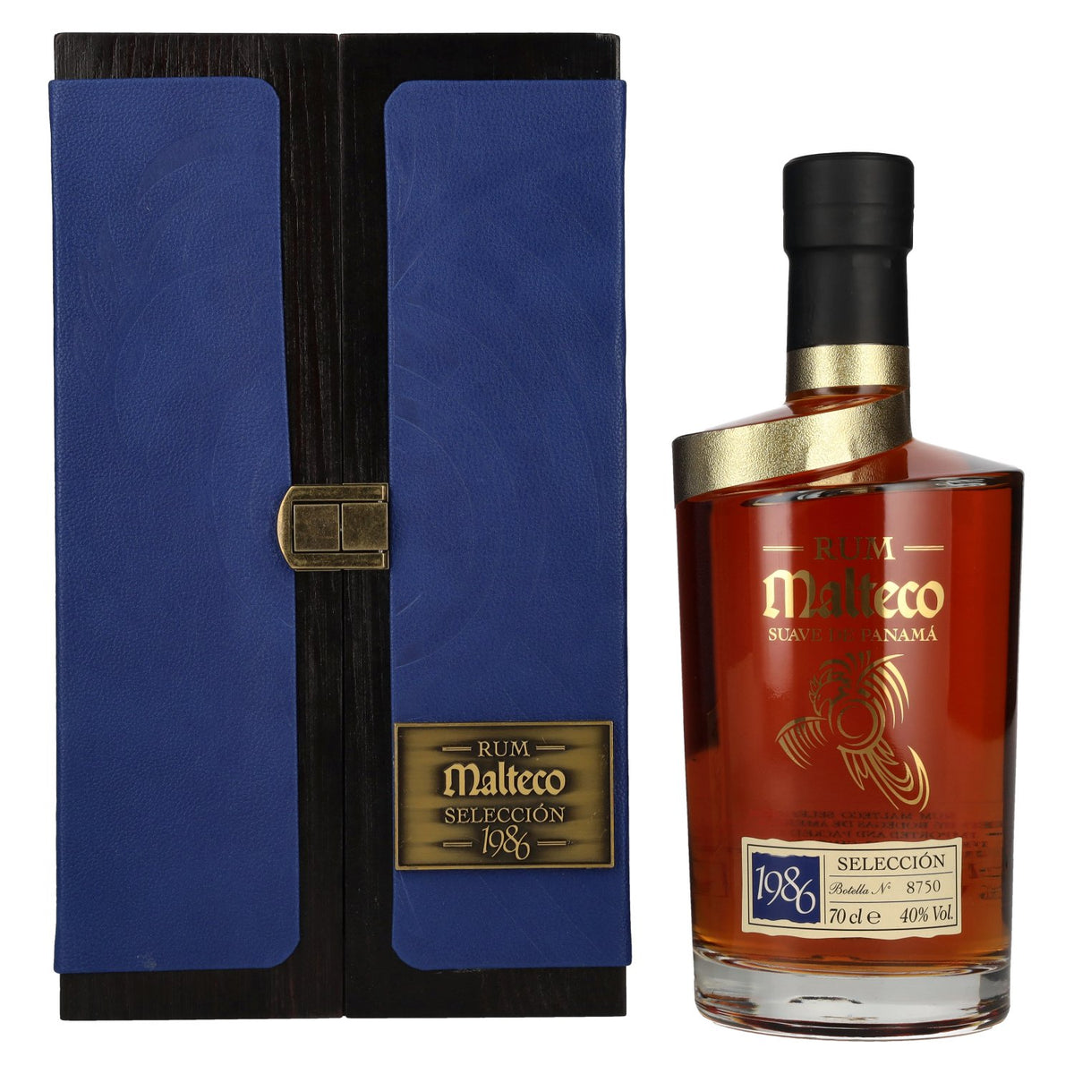 Ron Malteco SELECCIÓN 1986 40% vol. 0.7 l in a wooden box