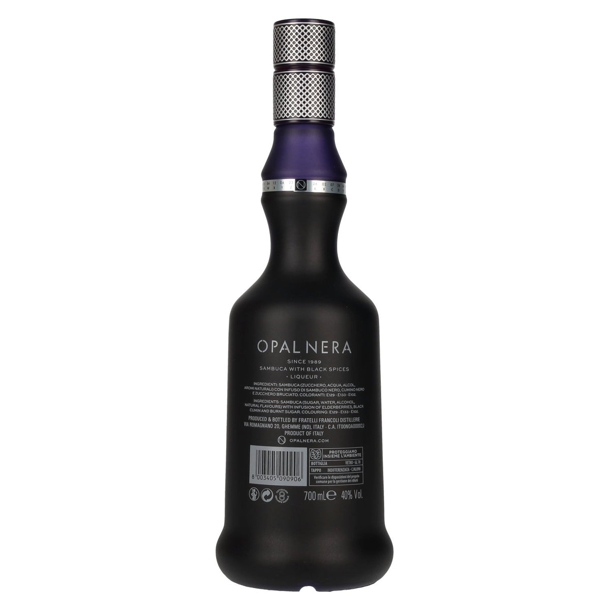 Opal Nera Sambuca with Black Spices Liqueur 40% vol. 0.7 l