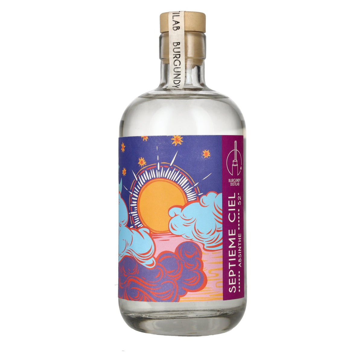 Burgundy Distilab Absinth Septième Ciel 52% Vol. 0.5l