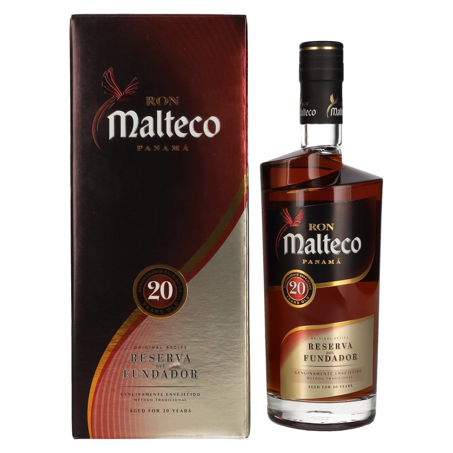 Ron Malteco 20 Years Founder's Reserve 40% Vol. 0.7L in gift box