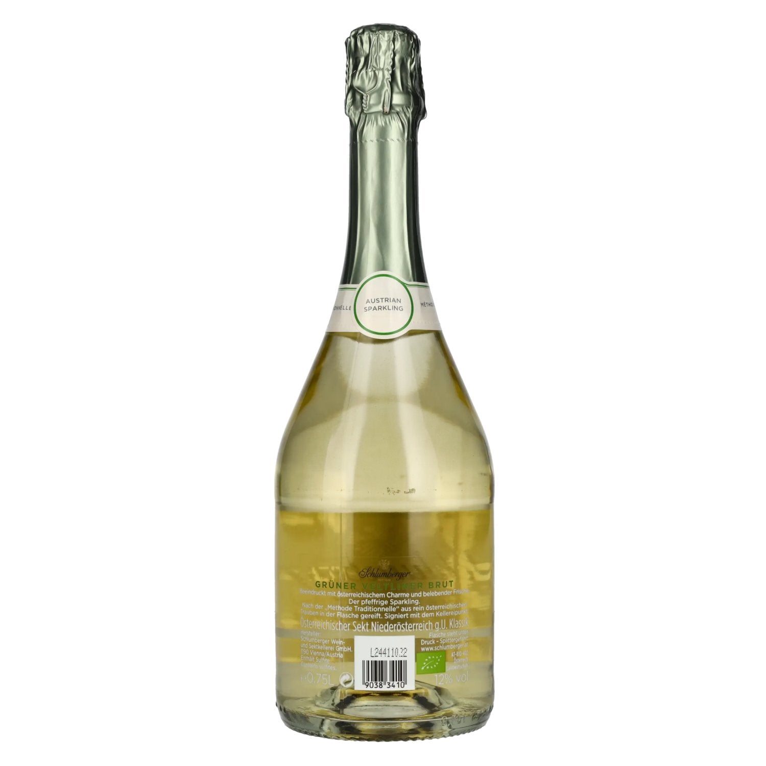 Schlumberger GRÜNER VELTLINER Brut BIO ORGANIC 12% Vol. 0,75l