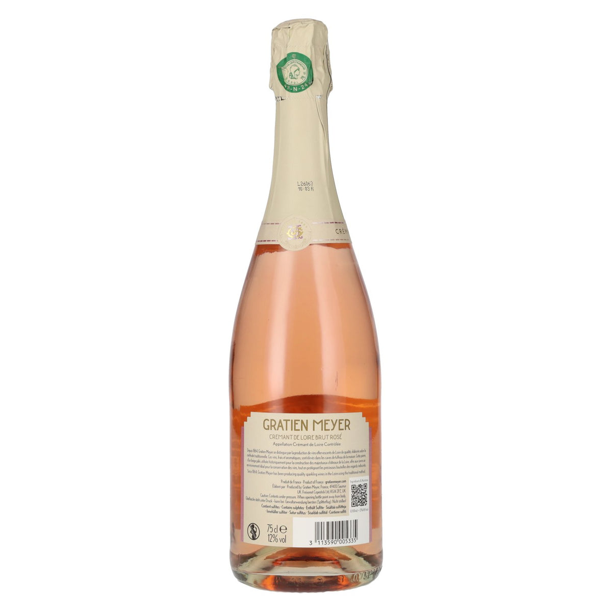 Gratien & Meyer Crémant de Loire Brut-Rosé 12% Vol. 0.75l