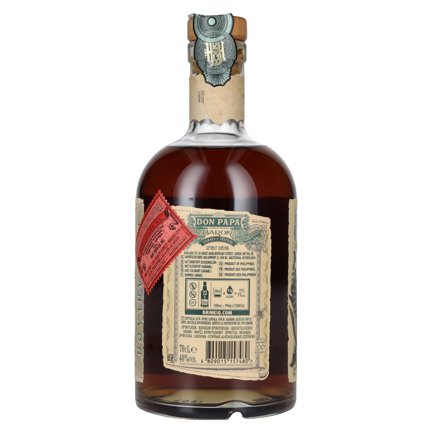 Don Papa BAROKO 40% Vol. 0,7l