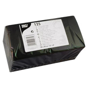 Black cocktail napkins, 20 x 20 cm, 125 pieces