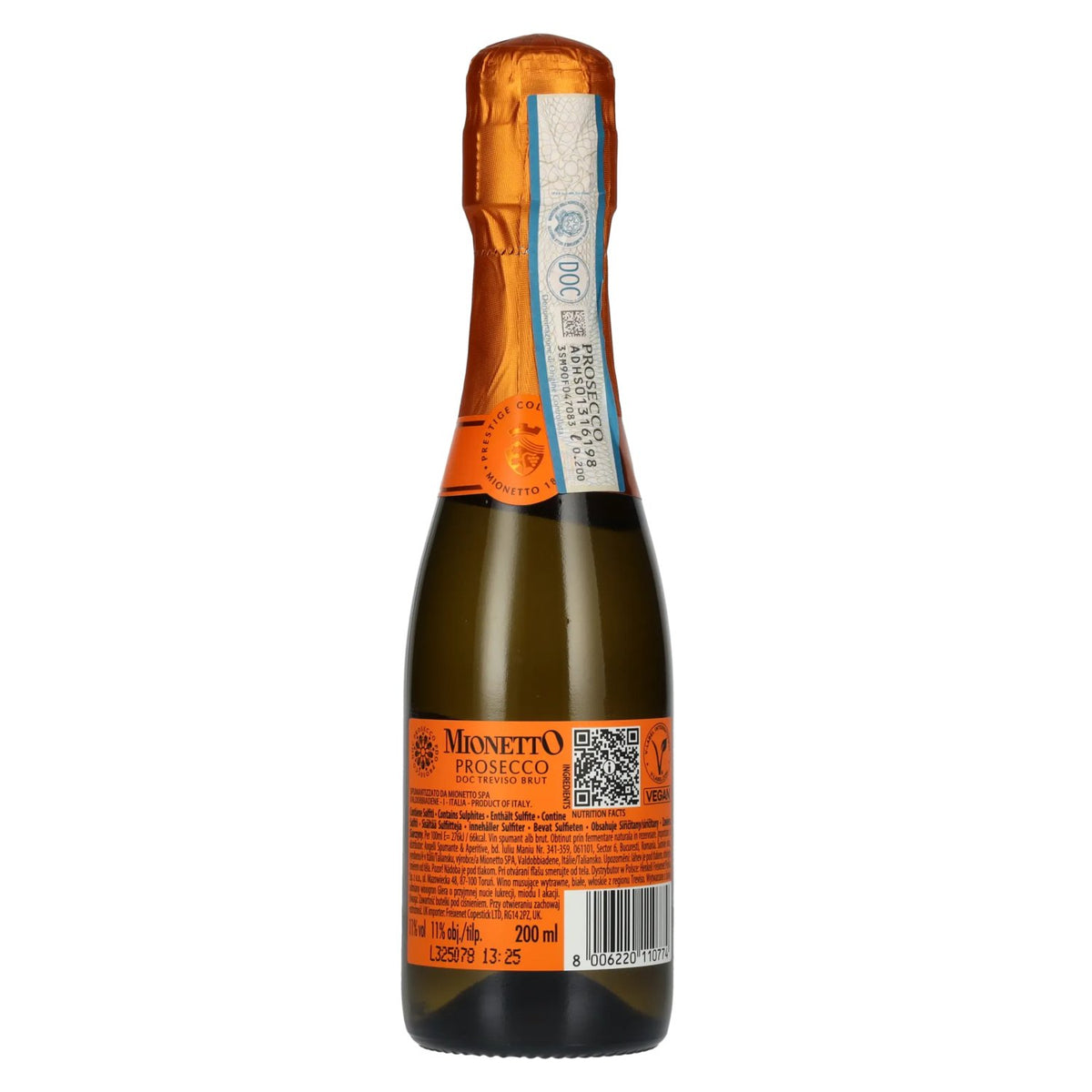 Mionetto Prosecco Treviso Brut DOC 11% Vol. 0.2l