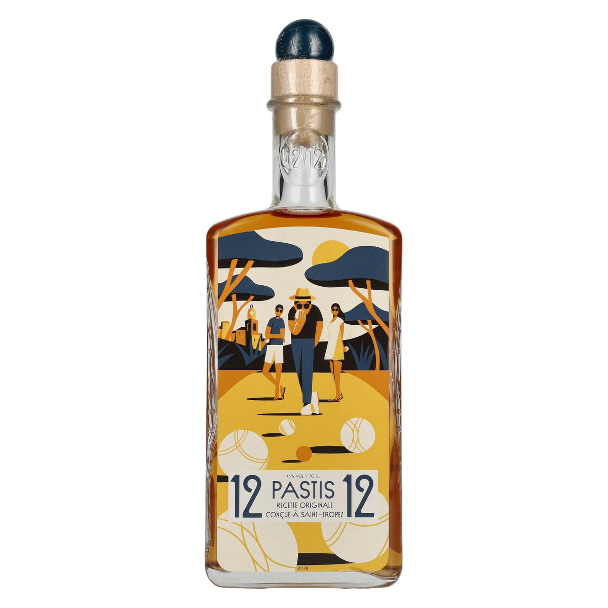 Pastis 12/12 Original Recipe Created in Saint-Tropez 45% ABV 0.7l