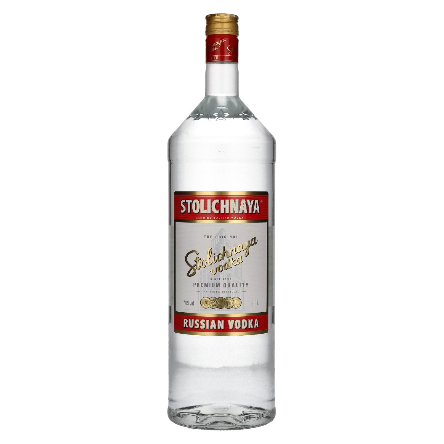 Stolichnaya Premium Vodka FKP 40% Vol. 3l