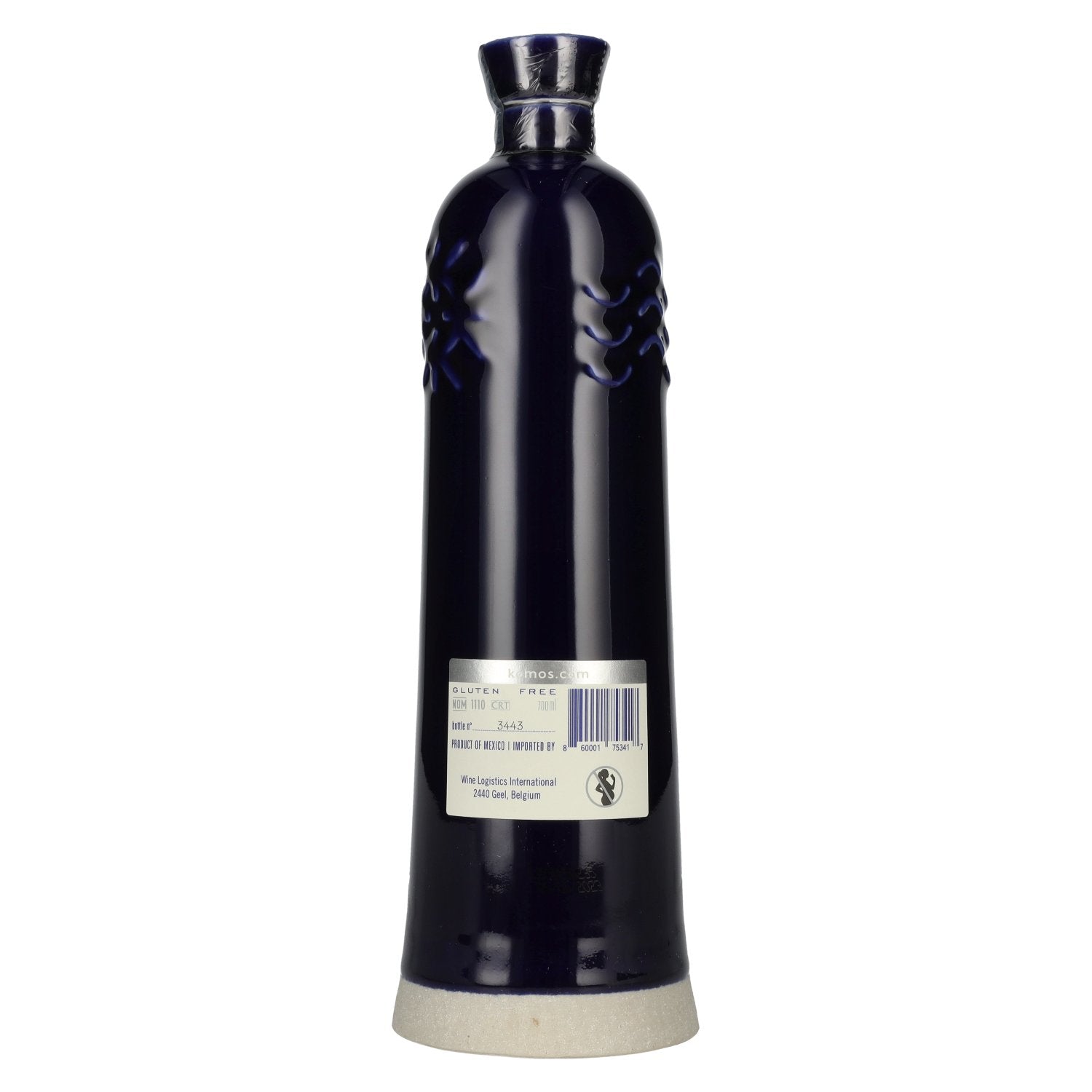 KOMOS Tequila Añejo Cristalino 100% de Agave Azul 40% Vol. 0,7l