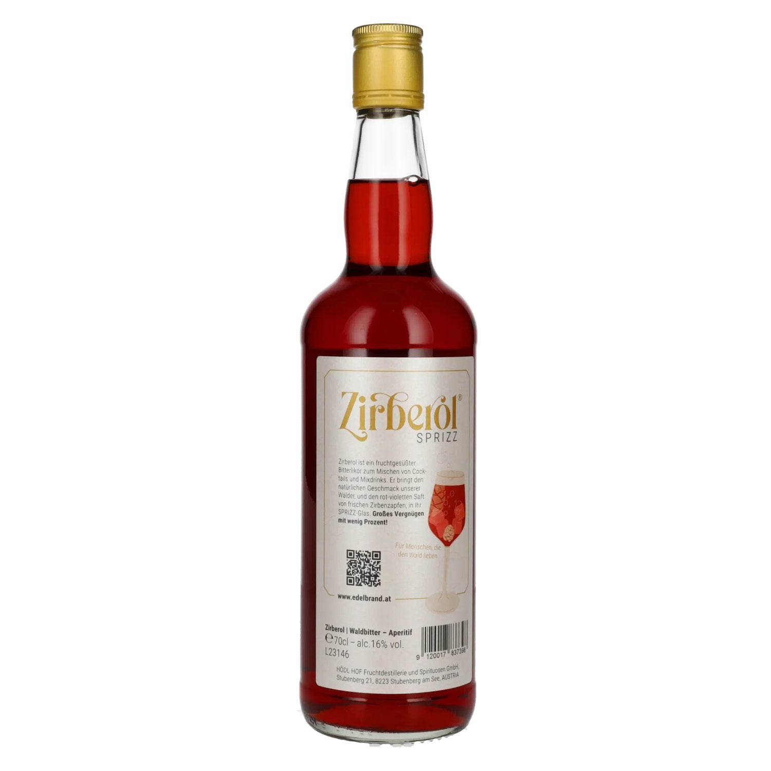 Zirberol Spritz 16% Vol. 0.7l