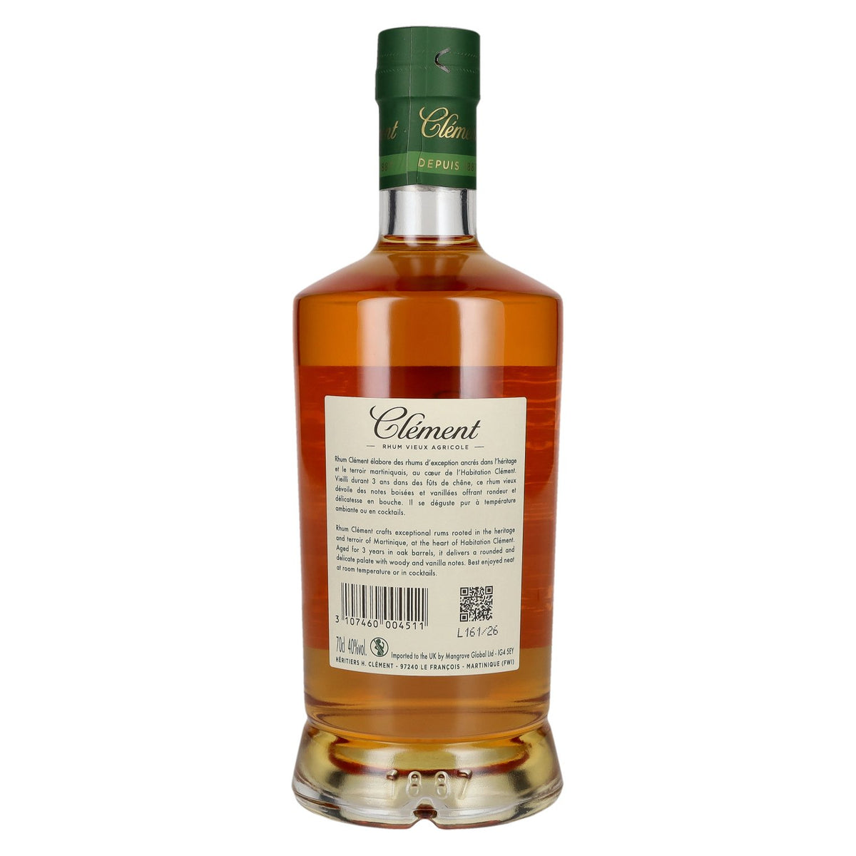 Clément Vieux Agricole V.O. Martinique 40% vol. 0.7 l Green Label