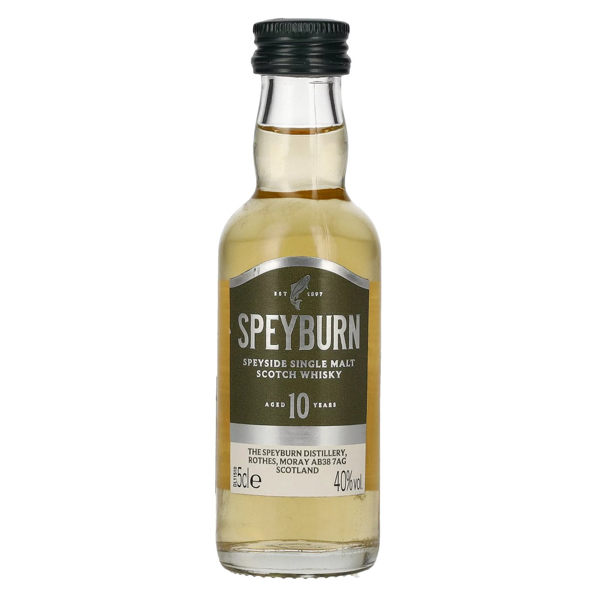 Speyburn 10 Years Old Speyside Single Malt Scotch Whisky 40% Vol. 0.05l