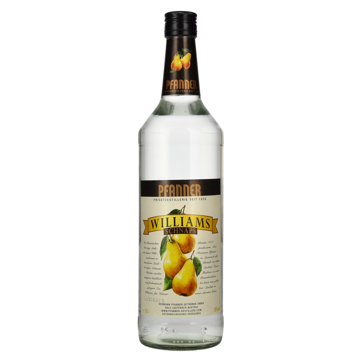 Pfanner Williams Pear Schnapps 36% Vol. 1L