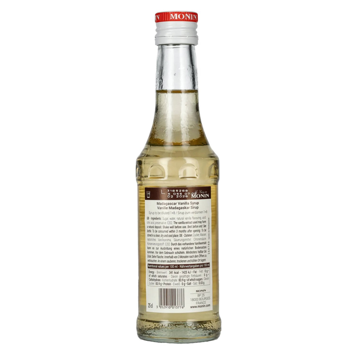 Monin Vanilla Syrup 0.25l