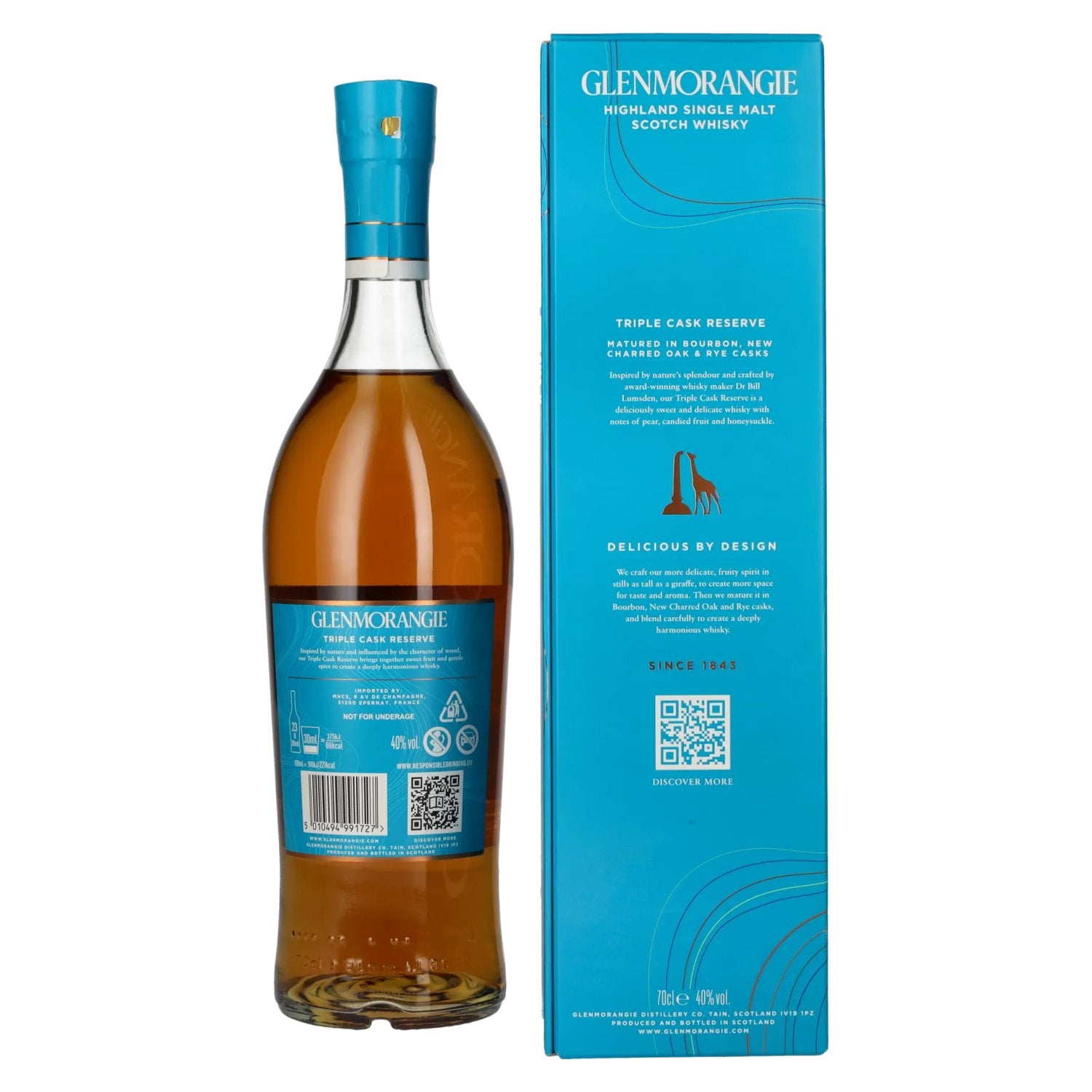 Glenmorangie Triple Cask Reserve Highland Single Malt 40% Vol. 0.7l in gift box