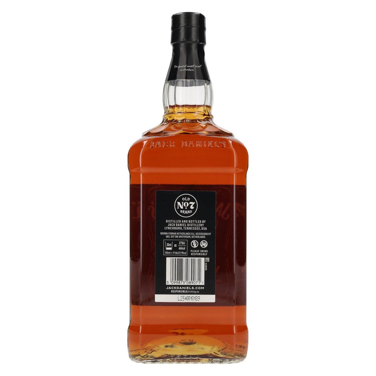 Jack Daniel's Tennessee Sour Mash Whisky 40% ABV 1.5 litres
