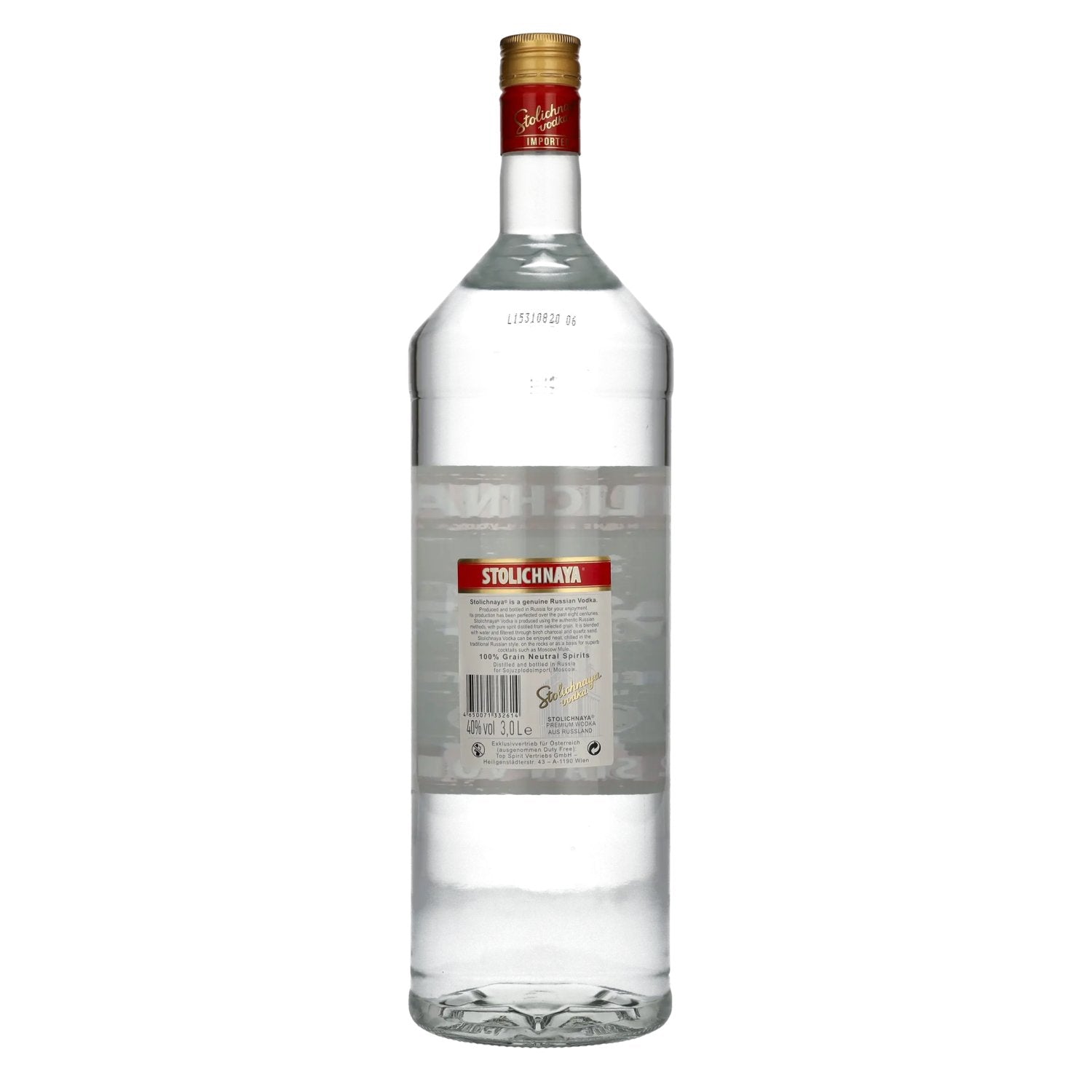Stolichnaya Premium Vodka FKP 40% Vol. 3l