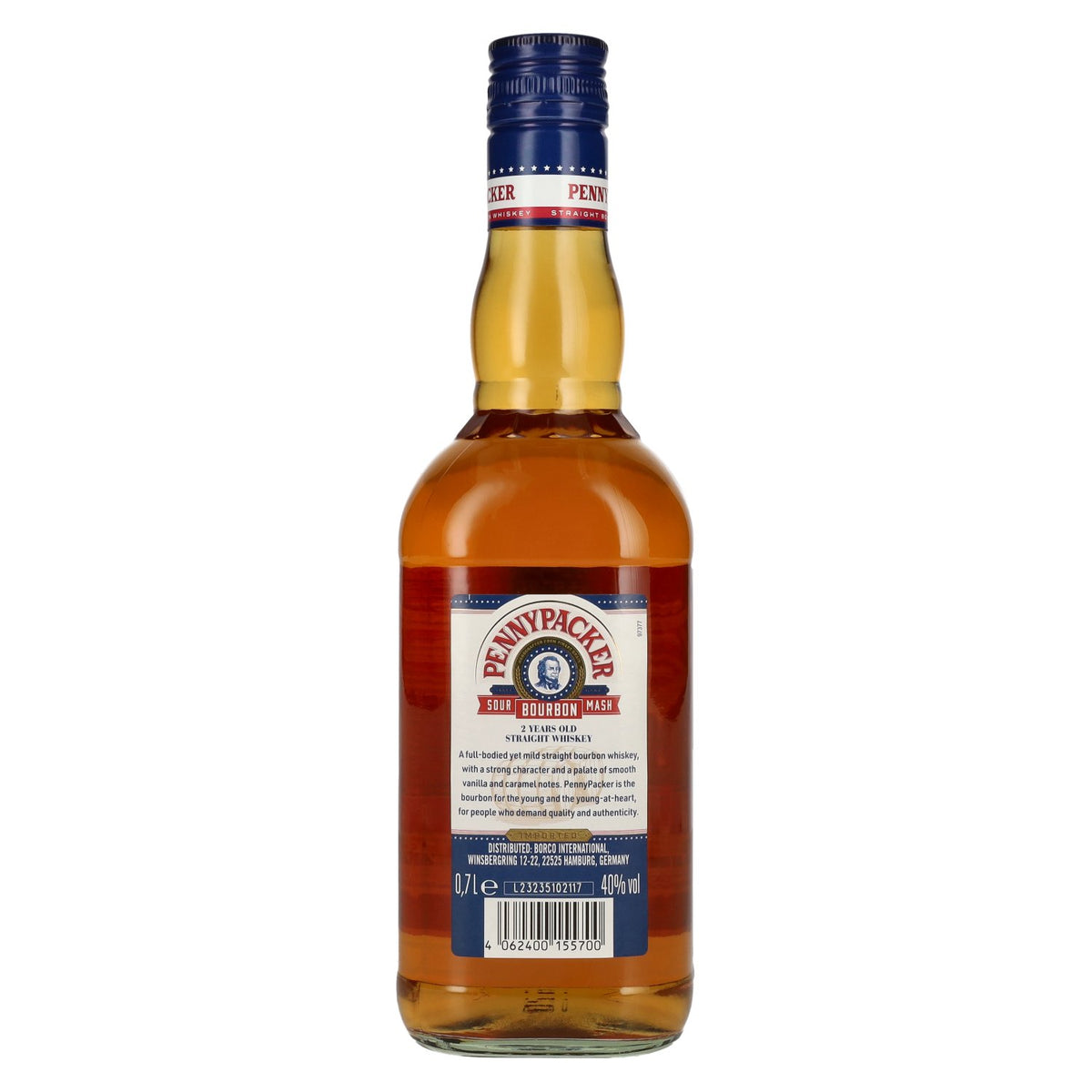 PennyPacker Kentucky Straight Bourbon Whisky 40% ABV 0.7l