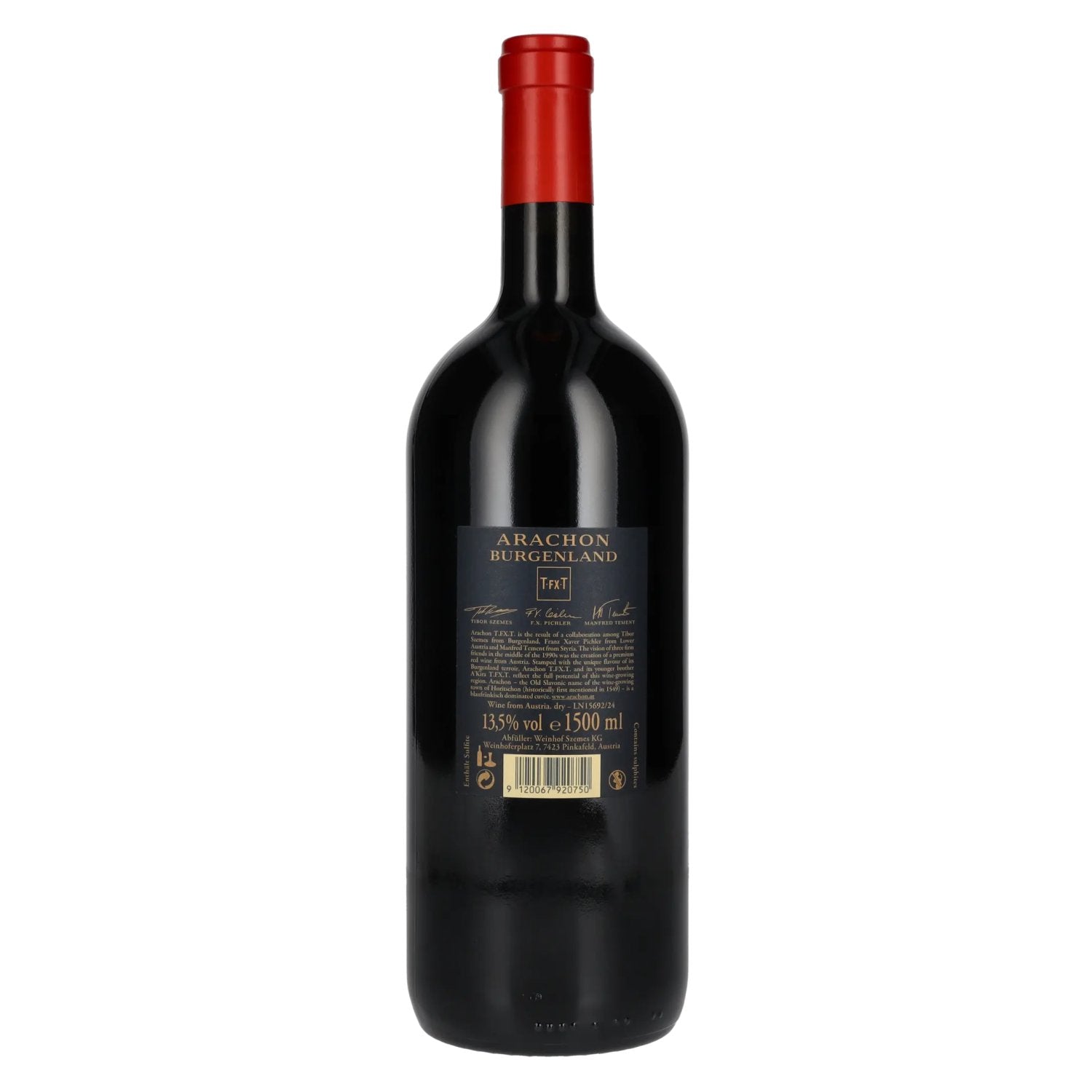 Arachon T.FX.T Burgenland 2020 13,5% Vol. 1,5l