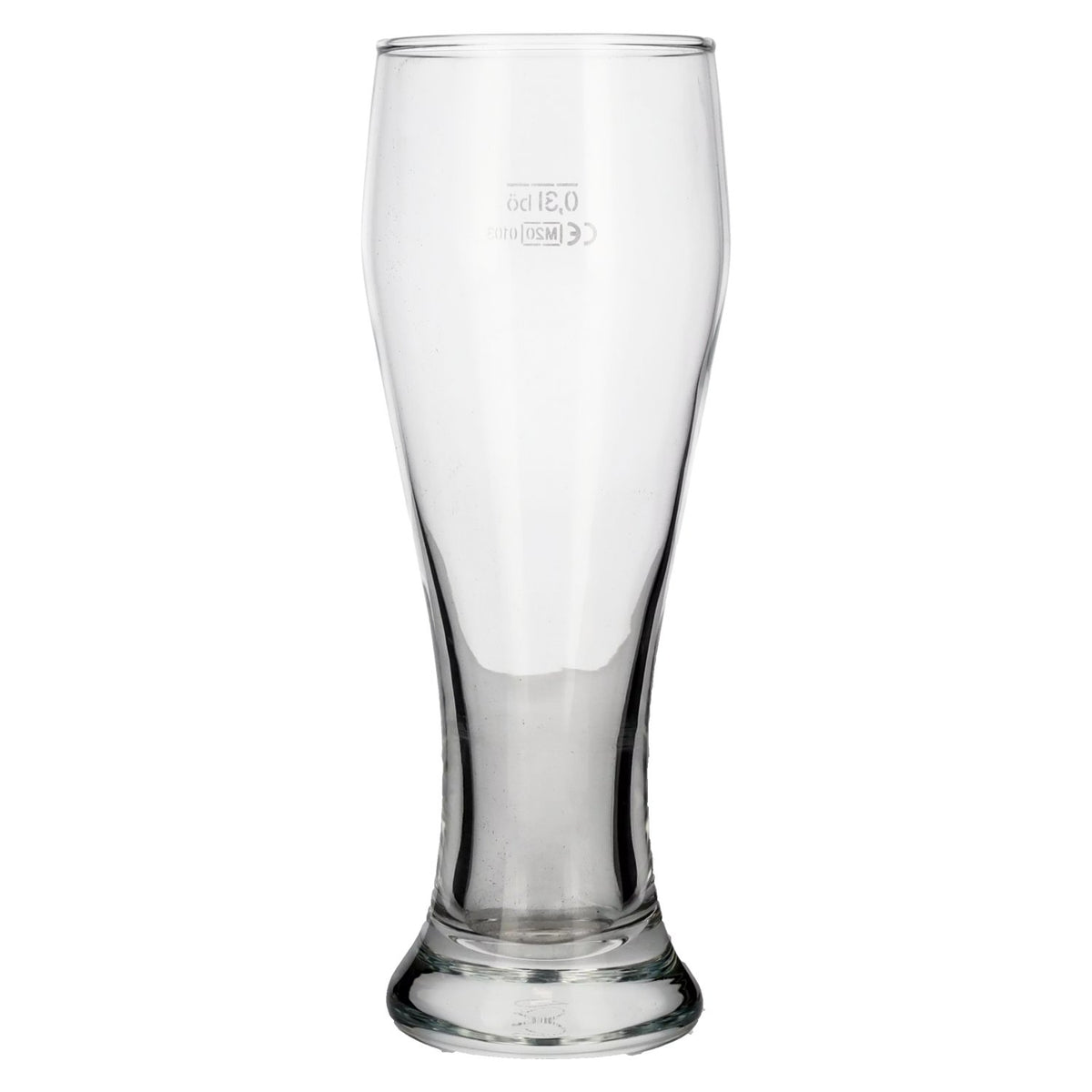 Bavarian wheat beer glass, calibrated, 0.3 l