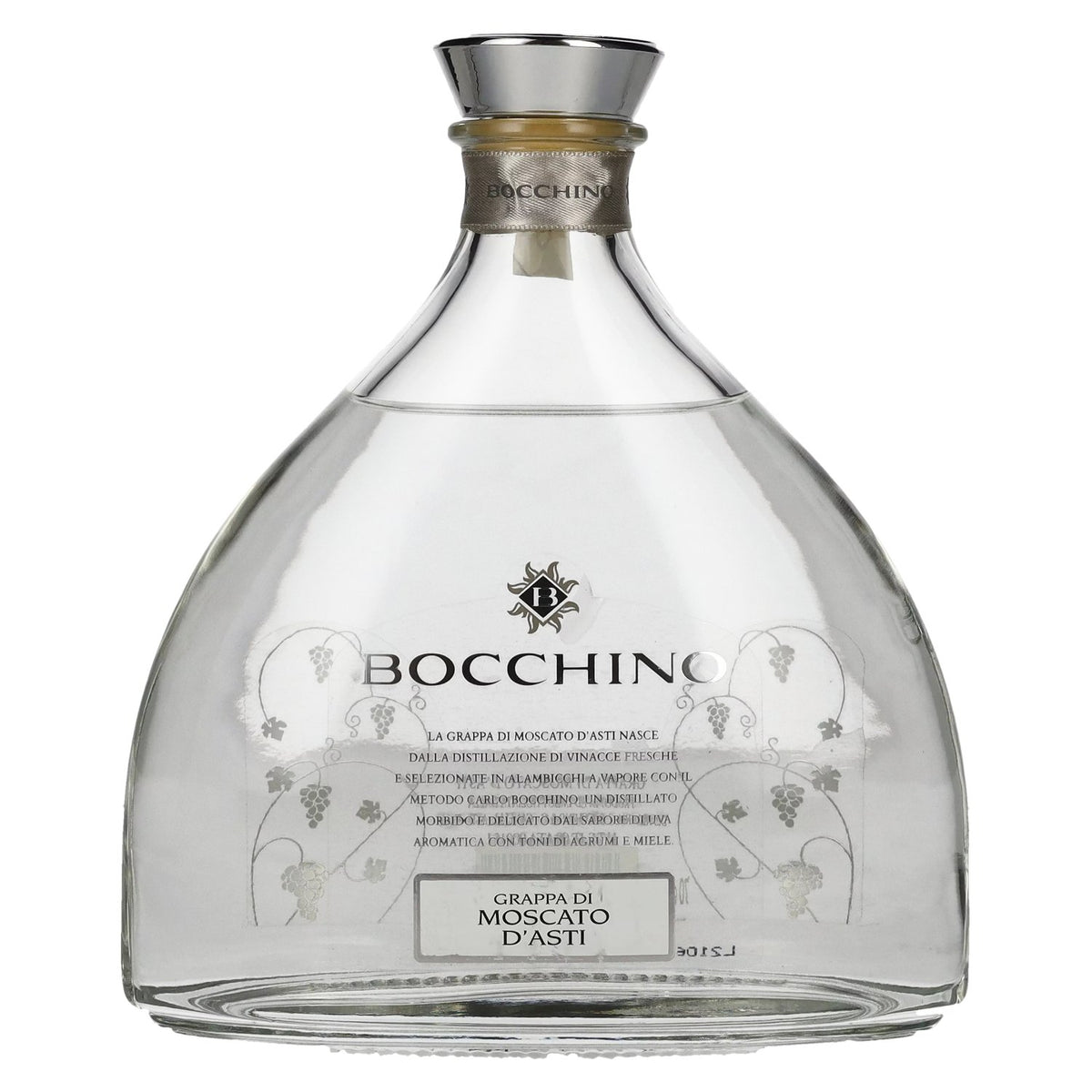Bocchino Grappa made from MOSCATO D'ASTI 40% vol. 0.7l