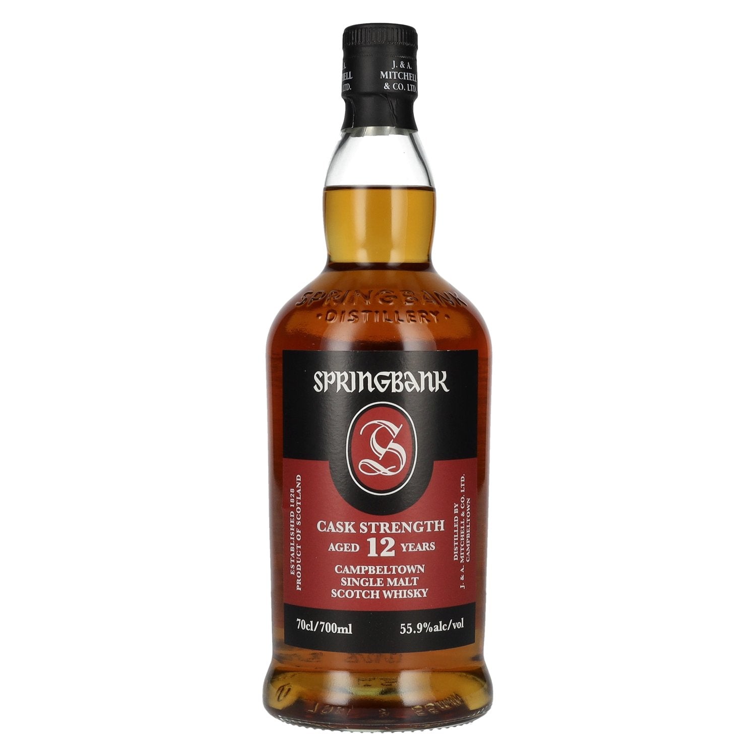 Springbank 12 Years Old CASK STRENGTH Campbeltown Single Malt Scotch Whisky 55.9% Vol. 0.7l