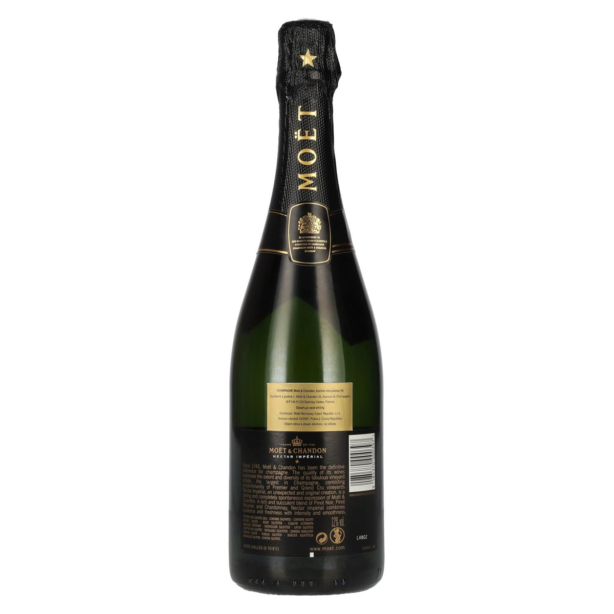 Moët &amp; Chandon Champagne NECTAR IMPÉRIAL Demi-Sec 12% ABV 0.75 l