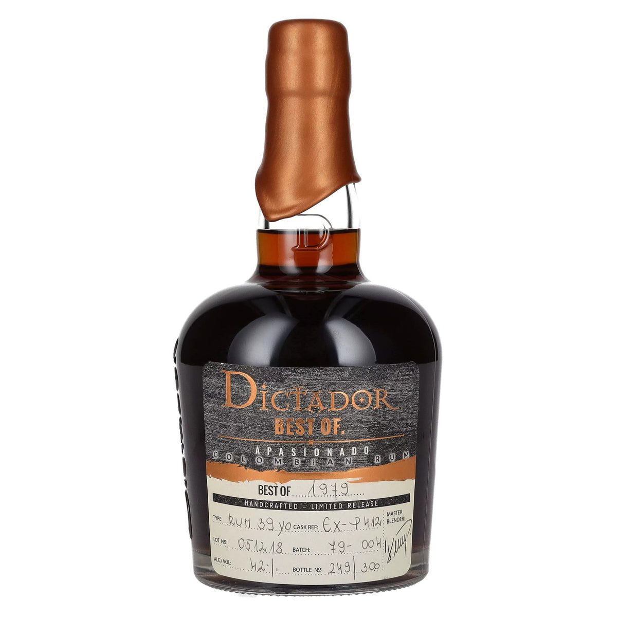 Dictador BEST OF 1979 APASIONADO Colombian Rum Limited Release 42% Vol. 0.7l