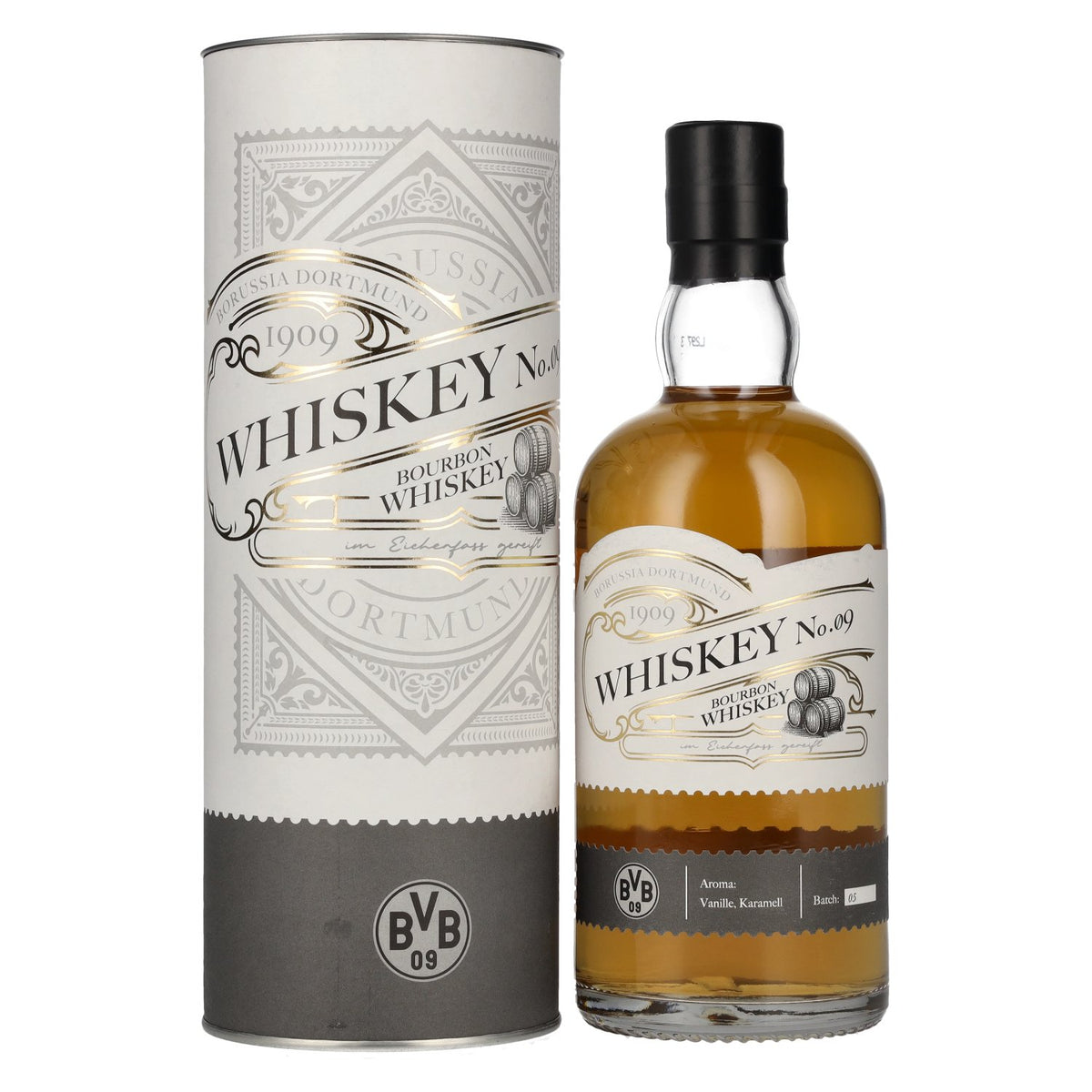 BVB 09 BOURBON Whiskey No. 09 40% Vol. 0,5l in Geschenkbox