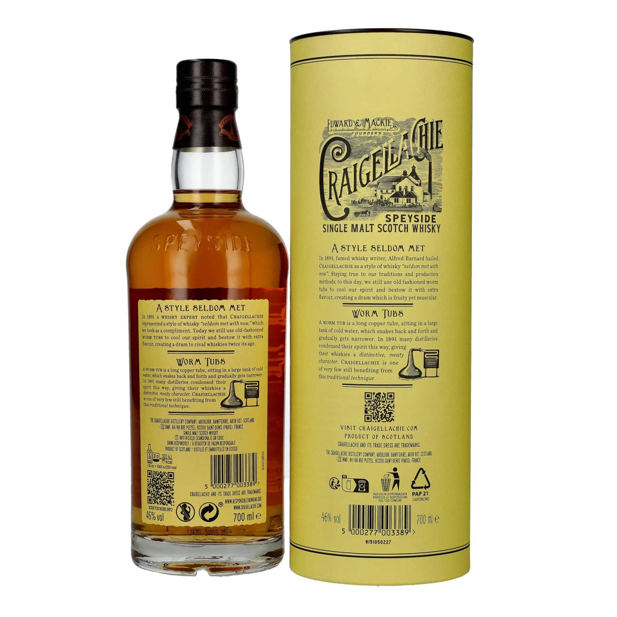 Craigellachie 13 Years Old Speyside Single Malt 46% Vol. 0.7l in Gift Box