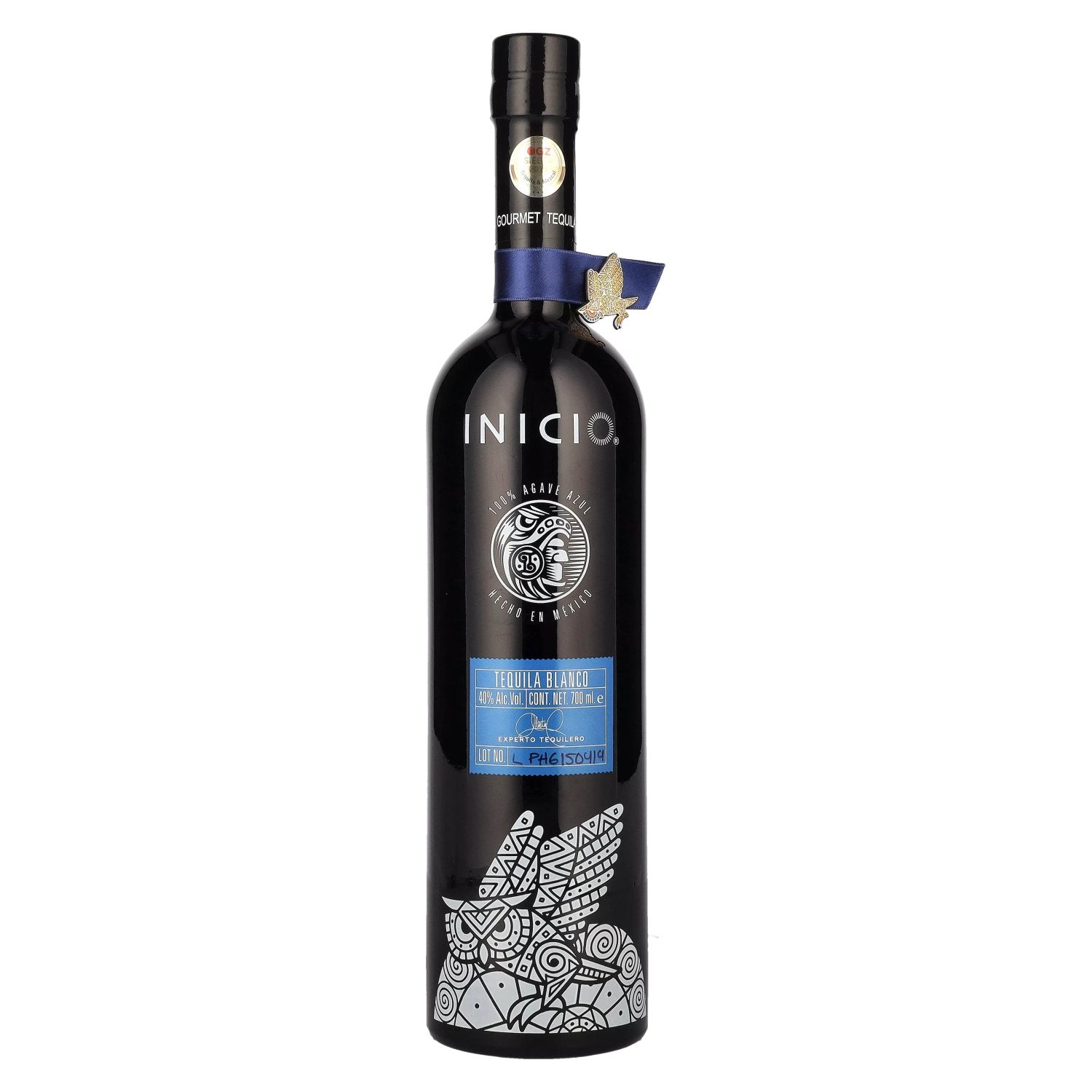 Inicio Tequila BLANCO 100% Blue Agave - LECHUZA 40% Vol. 0.7l