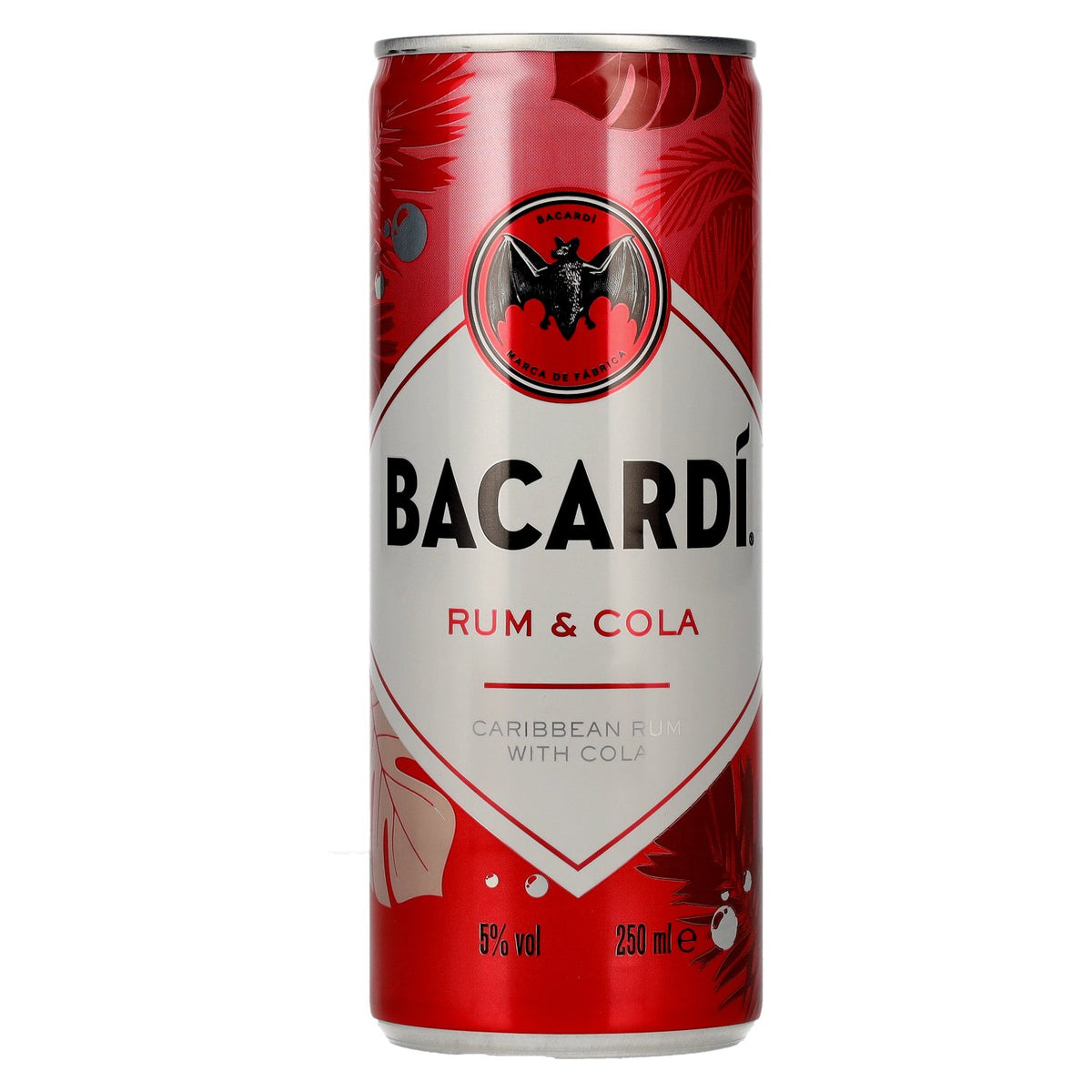 Bacardi Rum &amp; Cola 5% ABV, 0.25l can