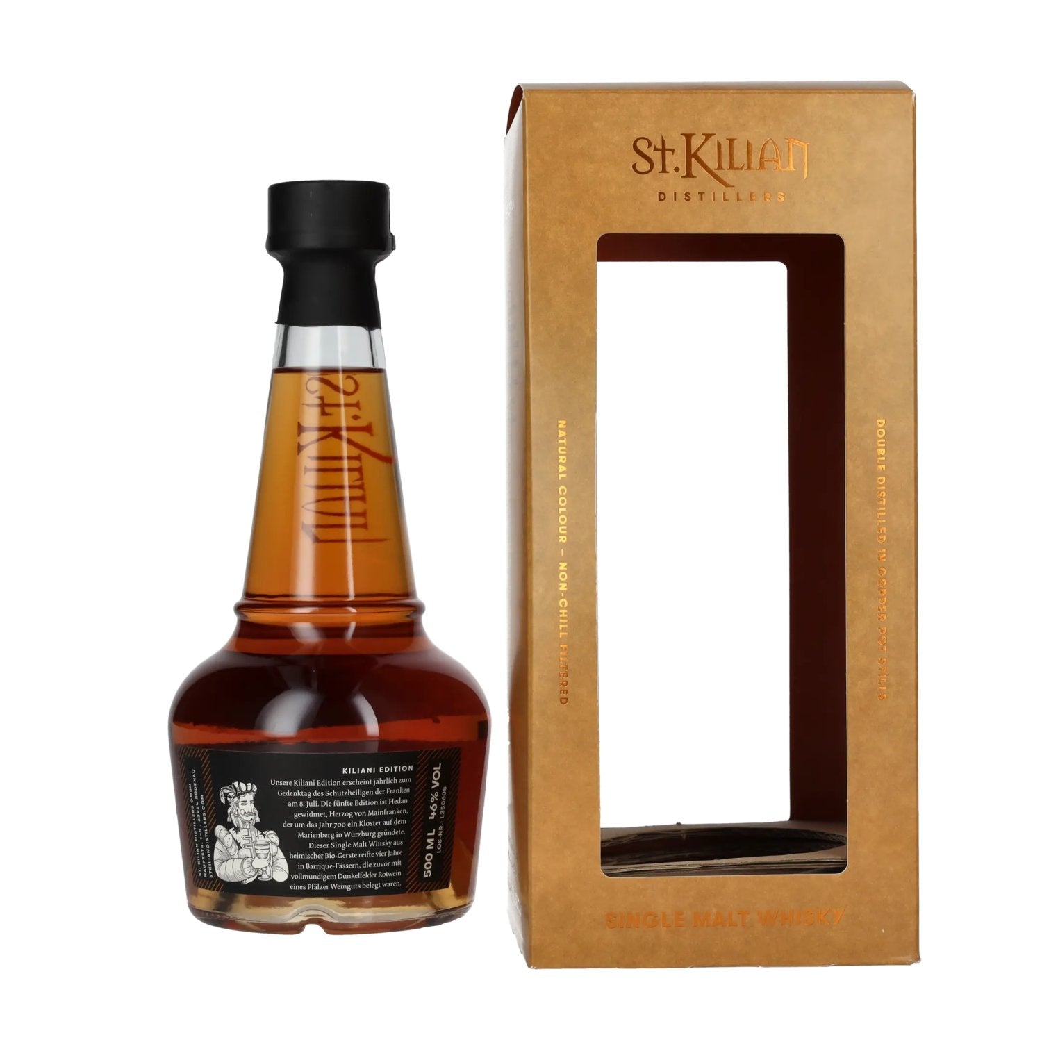 St. Kilian Kiliani Edition HEDAN Single Malt Whisky 46% Vol. 0.5l in gift box