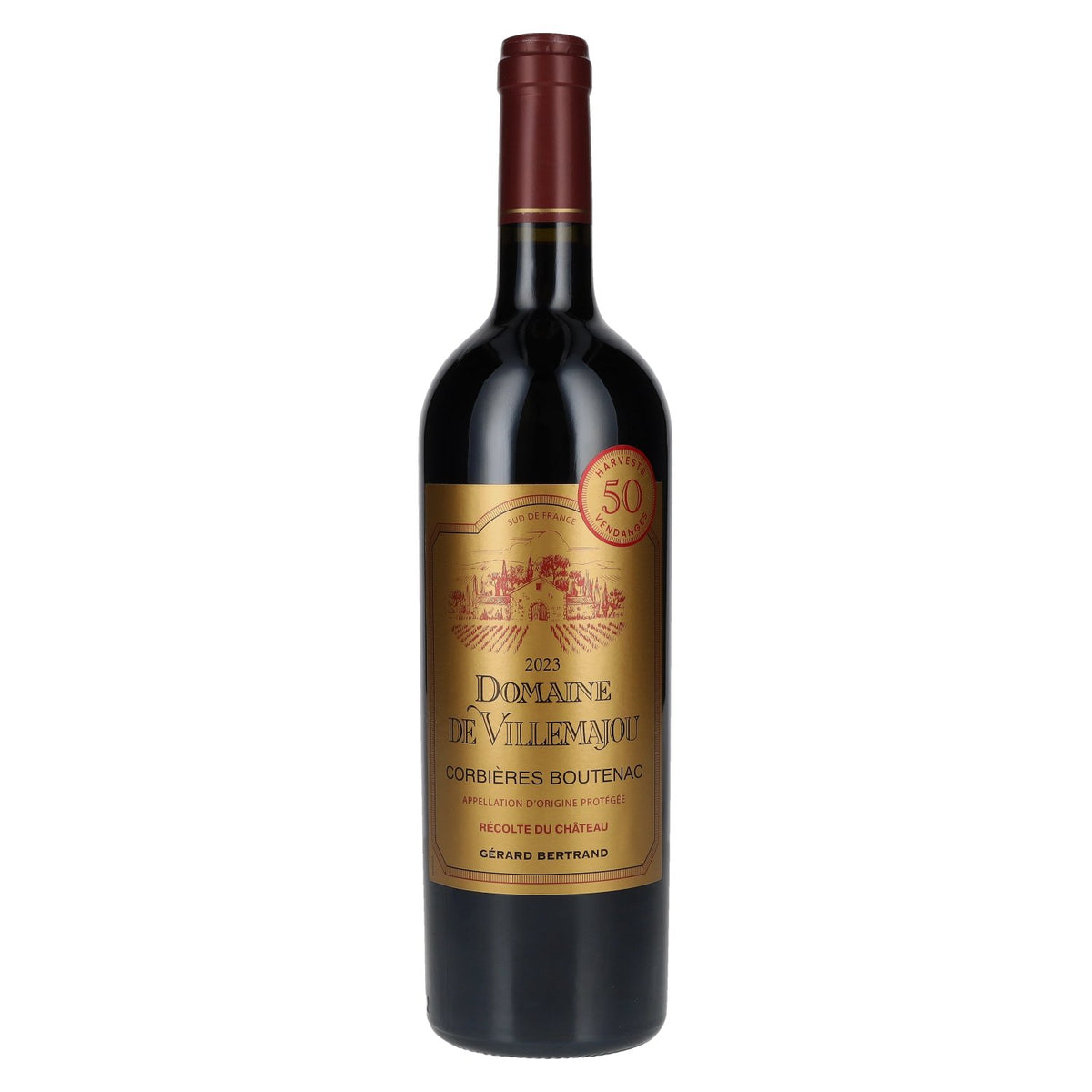 Gérard Bertrand CORBIÈRES BOUTENAC Domaine De Villemajou Red 2023 15% ABV 0.75l