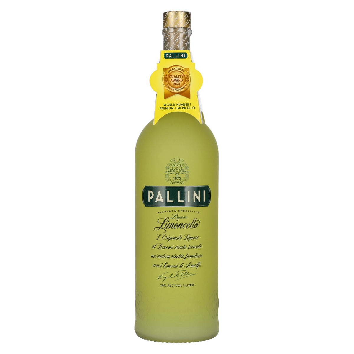 Pallini Limoncello Liqueur 26% ABV 1 litre