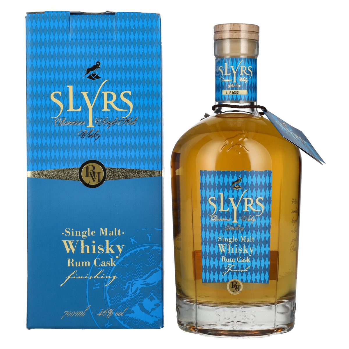 Slyrs RUM CASK FINISH Single Malt Whisky Limited Edition 46% Vol. 0.7L in Gift Box