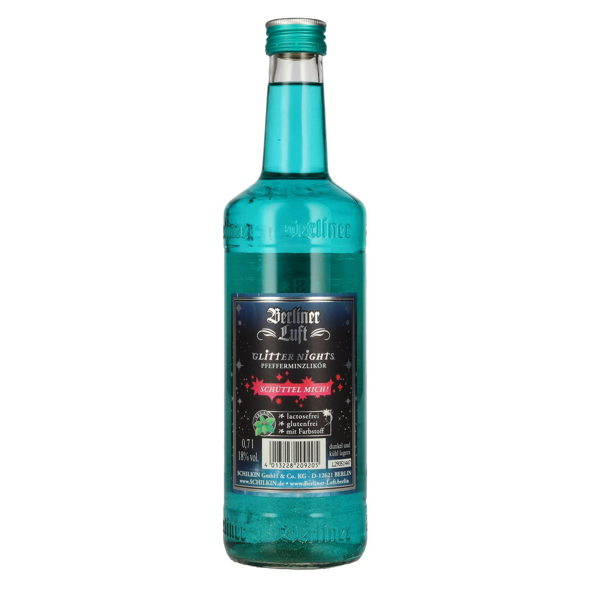 Berliner Luft GLITTER NIGHTS Fresh Peppermint Liqueur 18% ABV 0.7l